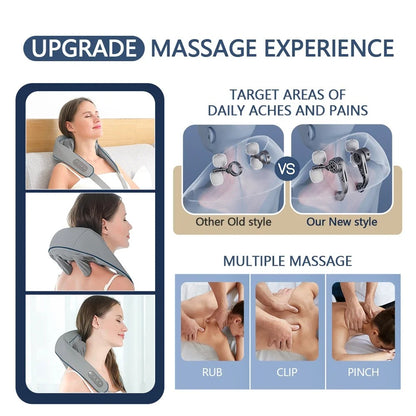 Hands-Free Shiatsu Massager